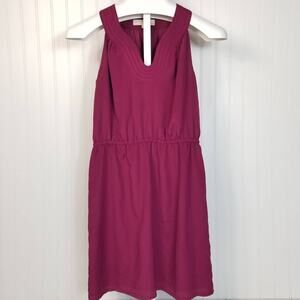 Loft Sleeveless‎ Dress Embellished Neckline 6P